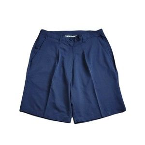 AW Golf Allison Whitmore Blue Shorts ~ Sz 10 ~ Stretchy High Waist ~ 7.5" Inseam